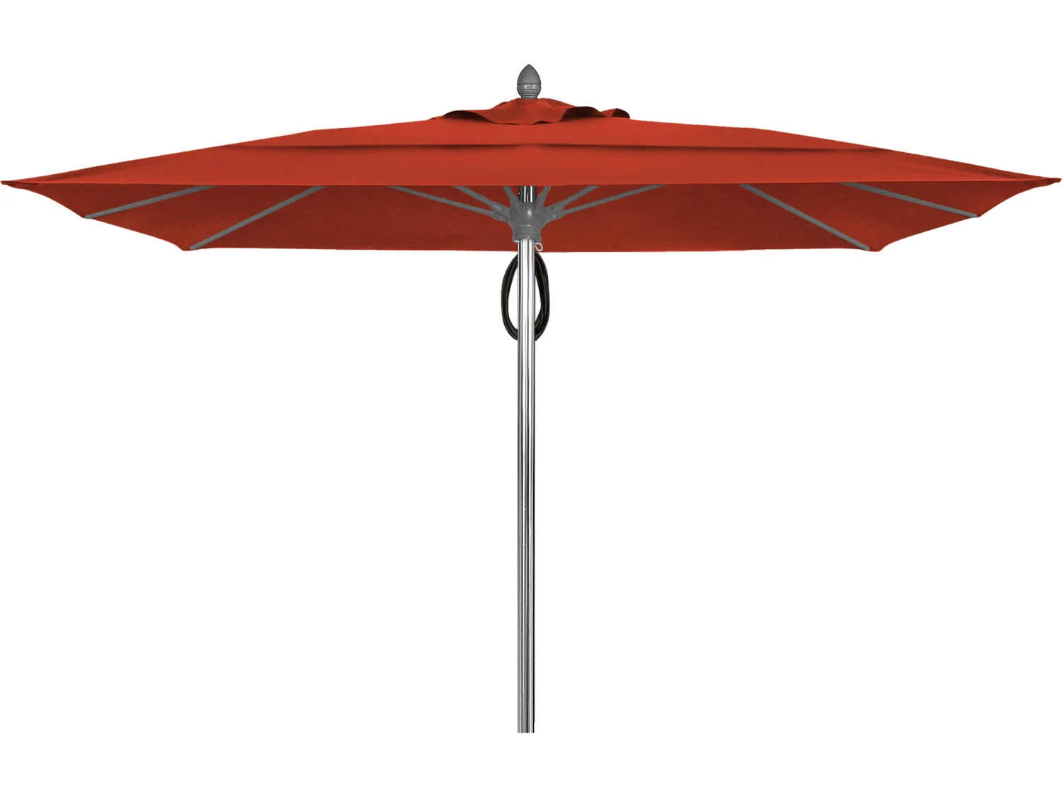 Fiberbuilt Umbrellas Prestige - Oceana Fiberglass 10' Square Pulley & Pin Umbrella - Image 8
