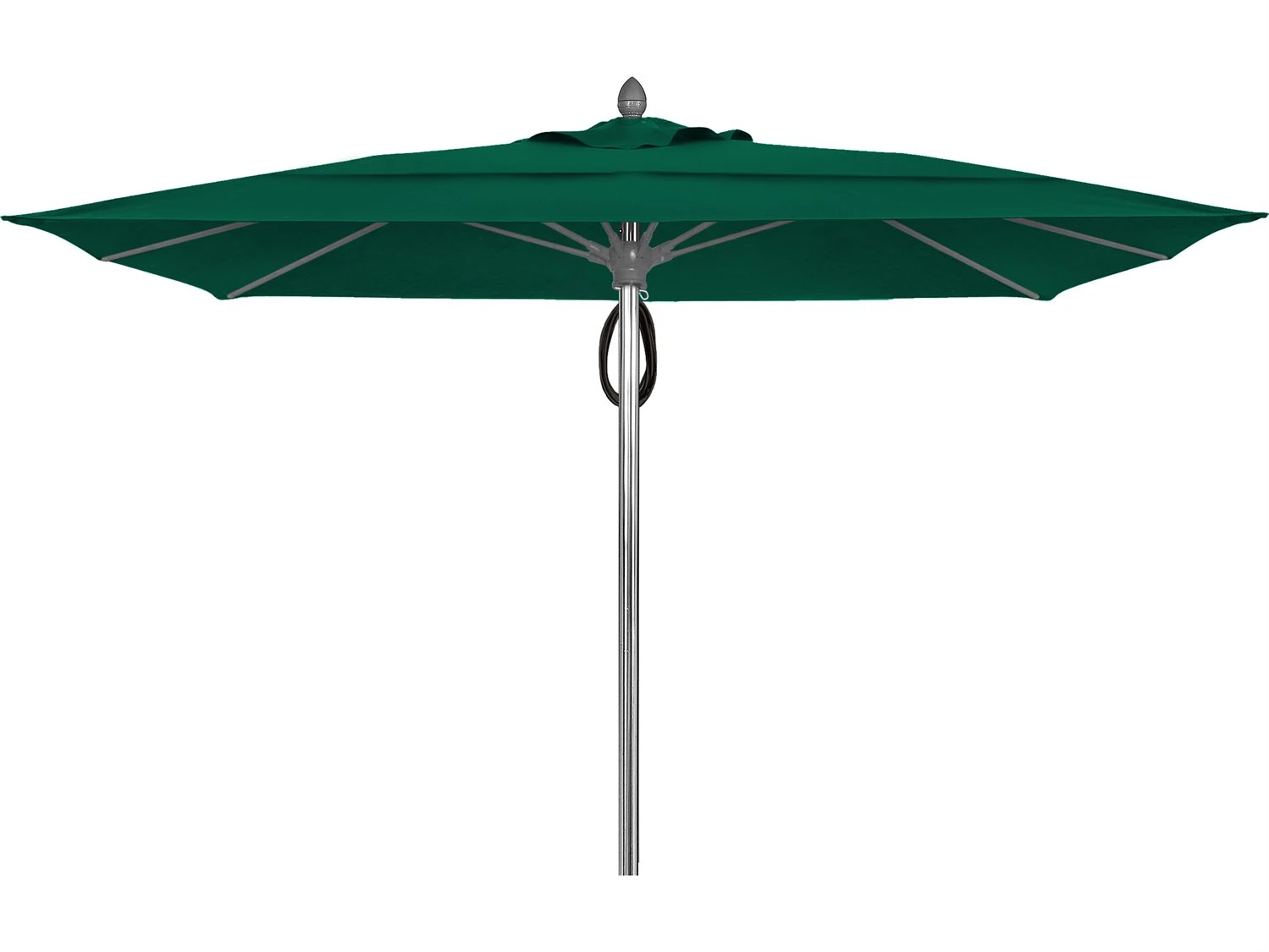 Fiberbuilt Umbrellas Prestige Riva 10' Pulley Lift No Tilt Patio Umbrella - Image 4