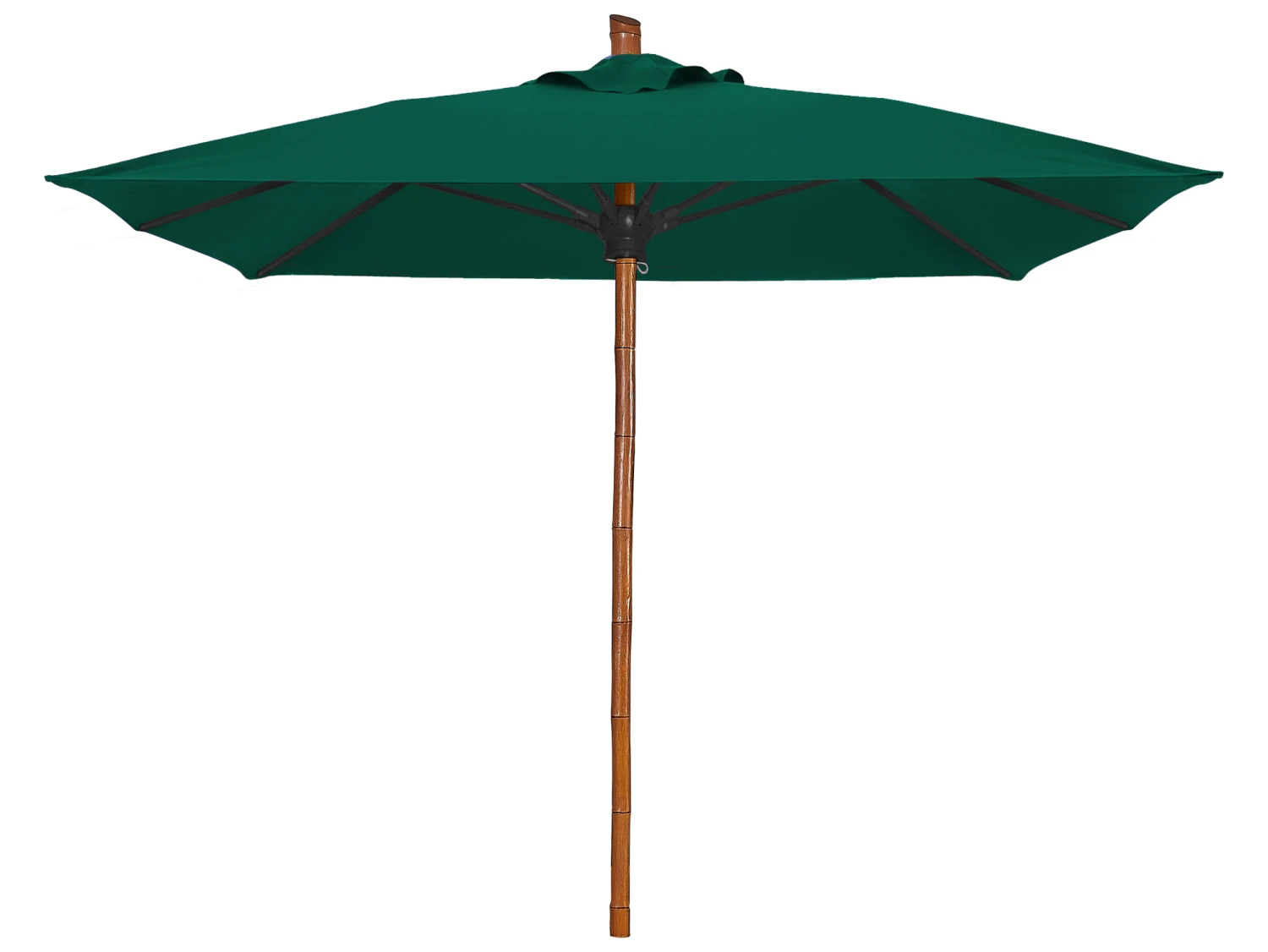 Fiberbuilt Umbrellas Prestige - Bambusa Fiberglass 6' Square Push Up & Pin Umbrella - Image 3
