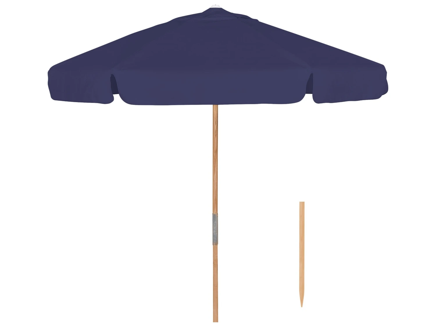 Fiberbuilt Umbrellas Quick Ship Beach QUICK SHIP 7.5 Foot Wide Push Up Lift Umbrella - Image 17