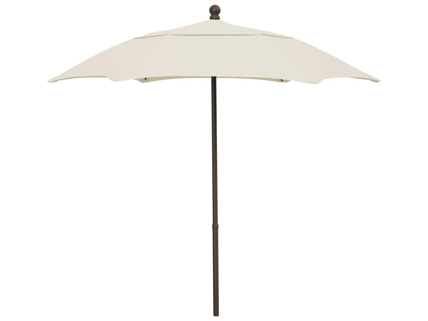 Fiberbuilt Umbrellas Home 7.5' Push Up Lift No Tilt Umbrella - Image 10