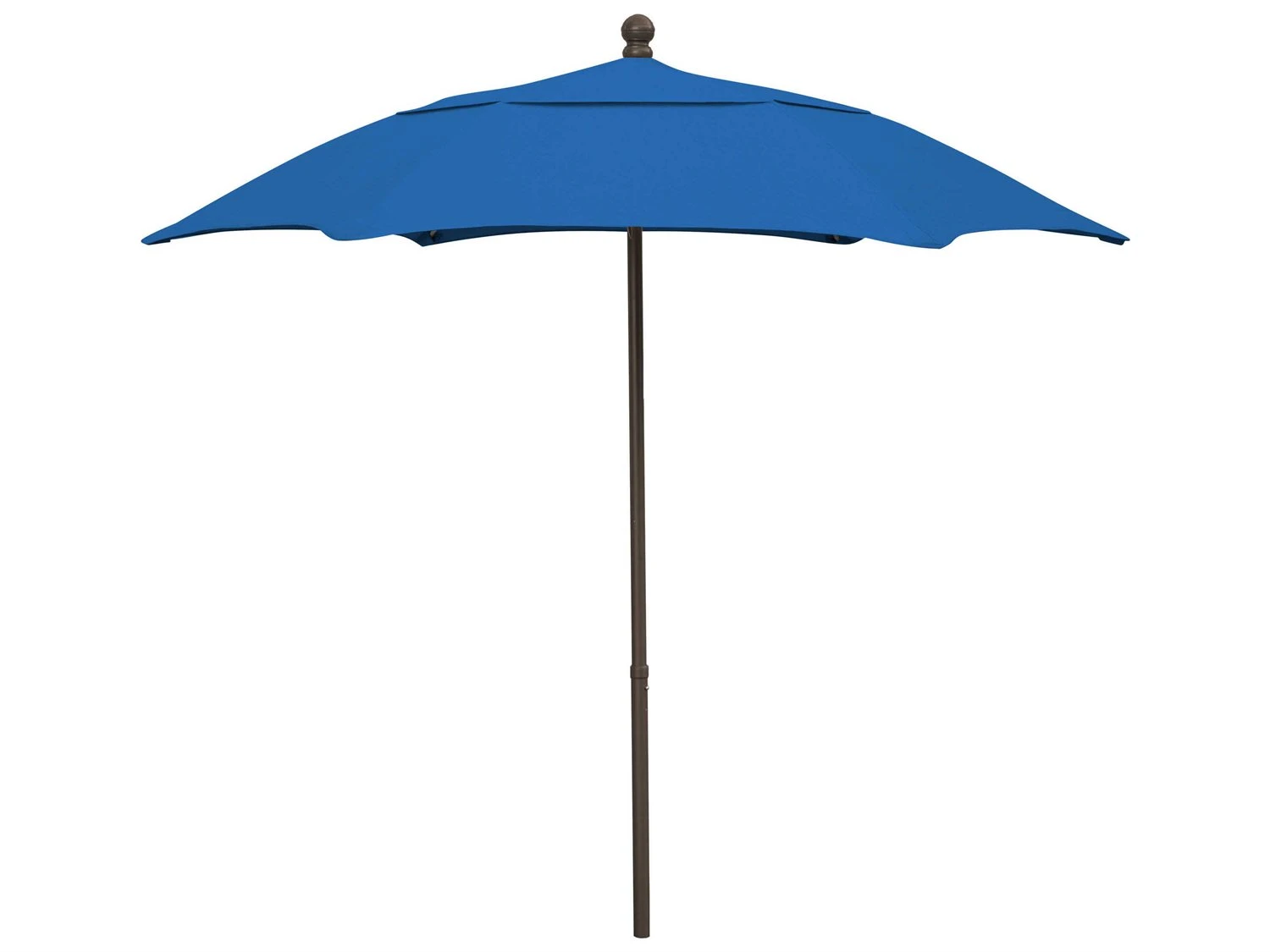 Fiberbuilt Umbrellas Home 7.5' Push Up Lift No Tilt Umbrella - Image 12