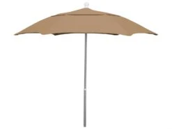 Fiberbuilt Umbrellas Home 7.5' Push Up Lift No Tilt Umbrella
