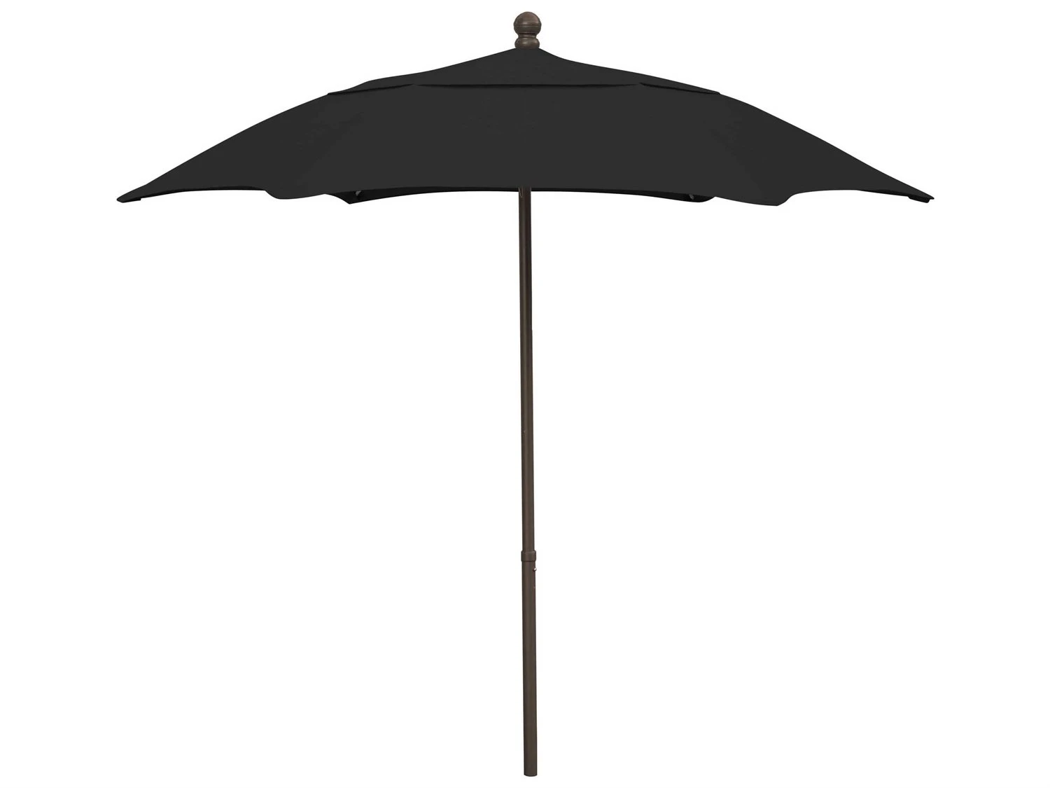 Fiberbuilt Umbrellas Home 7.5' Push Up Lift No Tilt Umbrella - Image 8