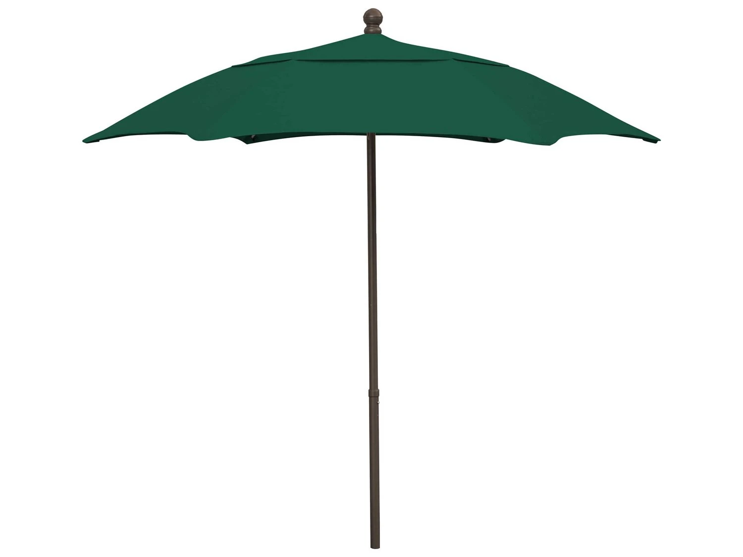 Fiberbuilt Umbrellas Home 7.5' Push Up Lift No Tilt Umbrella - Image 9