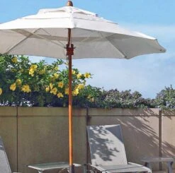 Fiberbuilt Bridgewater FiberTeak 8' Octagon Wood Umbrella