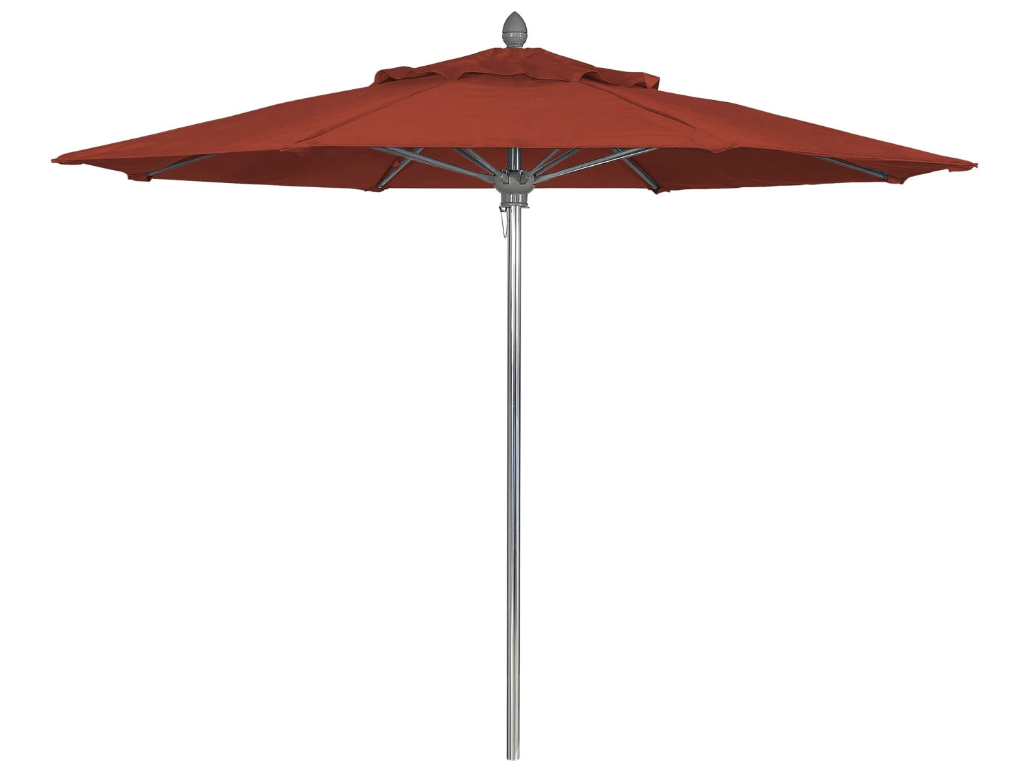 Fiberbuilt Umbrellas Riva Aluminum 8'' Octagon Push Up & Pin Umbrella - Image 8