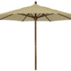 Fiberbuilt Umbrellas Prestige - Augusta 9' Octagon Pulley & Pin Umbrella