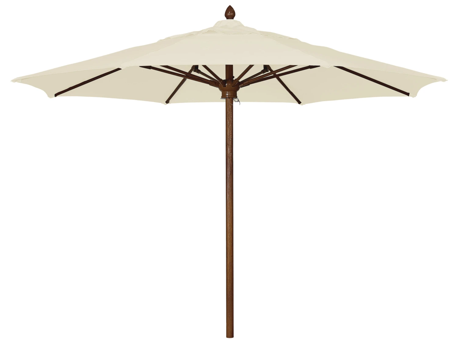 Fiberbuilt Umbrellas Prestige - Augusta 9' Octagon Pulley & Pin Umbrella - Image 4