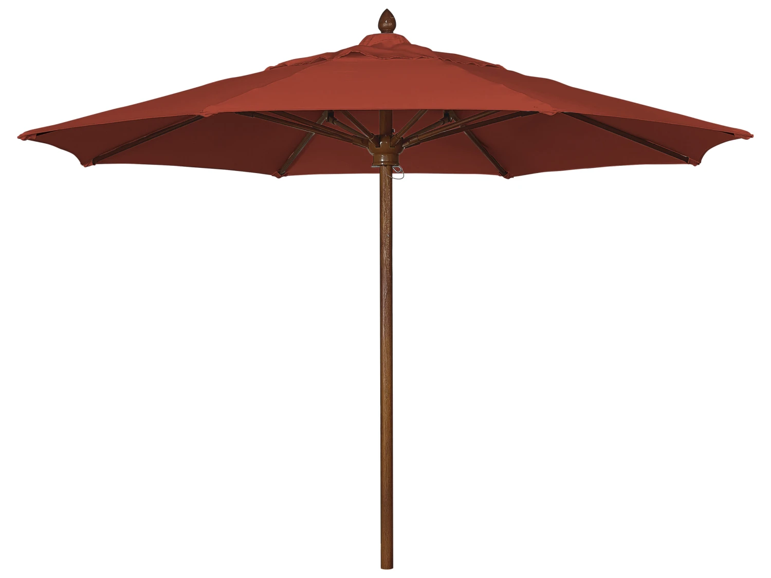 Fiberbuilt Umbrellas Prestige - Augusta 9' Octagon Pulley & Pin Umbrella - Image 8
