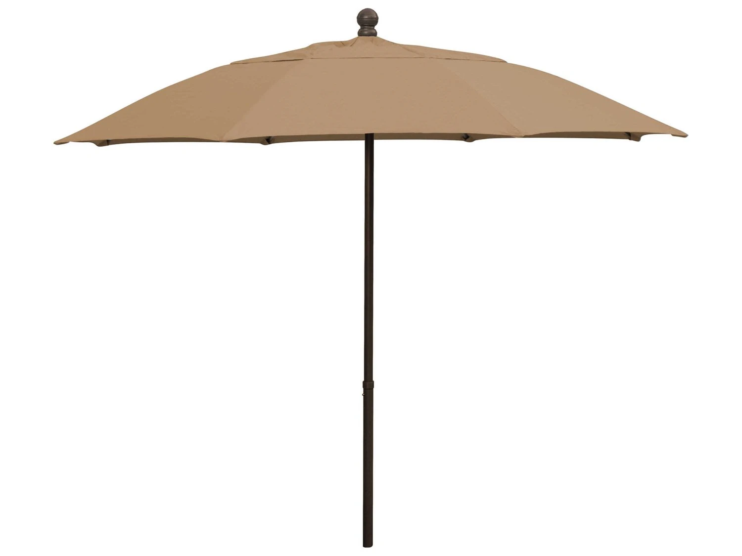 Fiberbuilt Umbrellas Home 9' Push Up Lift No Tilt Umbrella