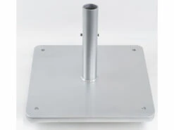 Fiberbuilt Umbrellas Steel Silver 24'' Square Umbrella Base