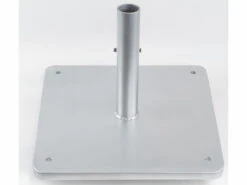 Fiberbuilt Umbrellas Steel Silver 30'' Square Umbrella Base