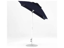 Frankford Quick Ship Monterey Market Fiberglass 6.5' Square Crank Auto Tilt Umbrella