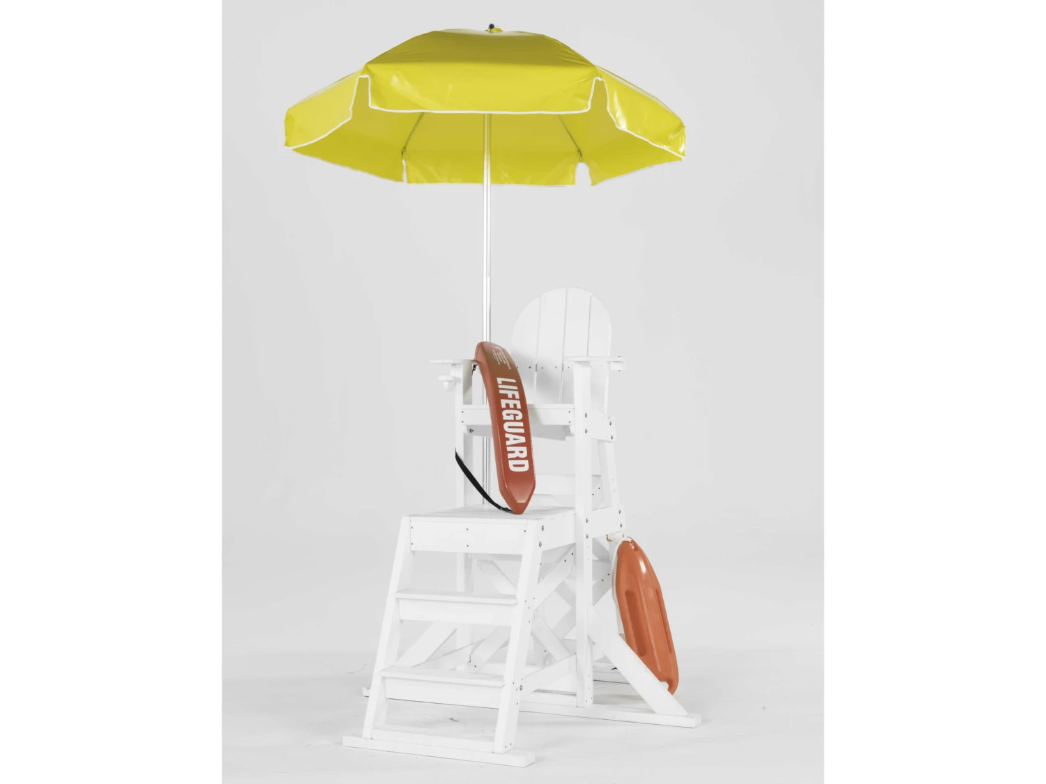 Frankford Lifeguard Custom Aluminum Silver Anodized 6.5 Foot Wide Hexagon Manual Lift Umbrella - Steel Ribs - Image 12