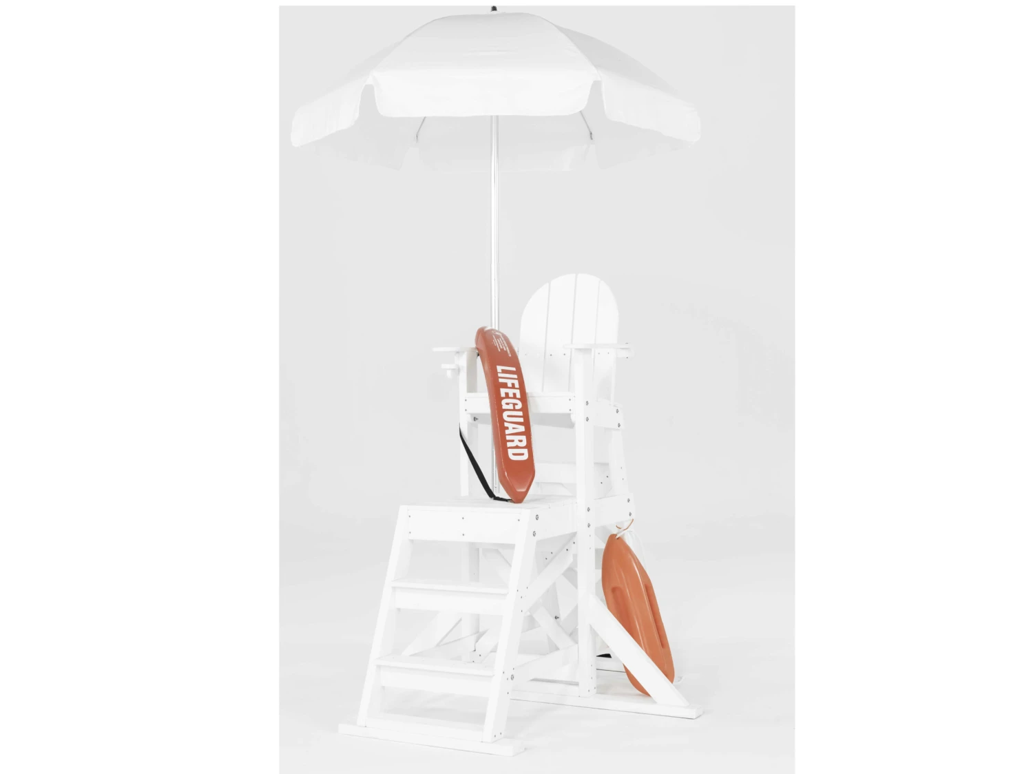 Frankford Lifeguard Custom Aluminum Silver Anodized 6.5 Foot Wide Hexagon Manual Lift Umbrella - Steel Ribs - Image 4