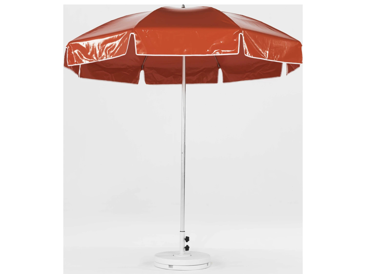 Frankford Quick Ship Laurel Steel Silver Anodized 7.5 Foot Wide Octagon Umbrella - Image 10