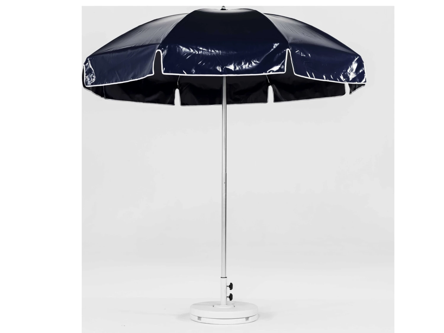 Frankford Quick Ship Laurel Steel Silver Anodized 7.5 Foot Wide Octagon Umbrella - Image 11