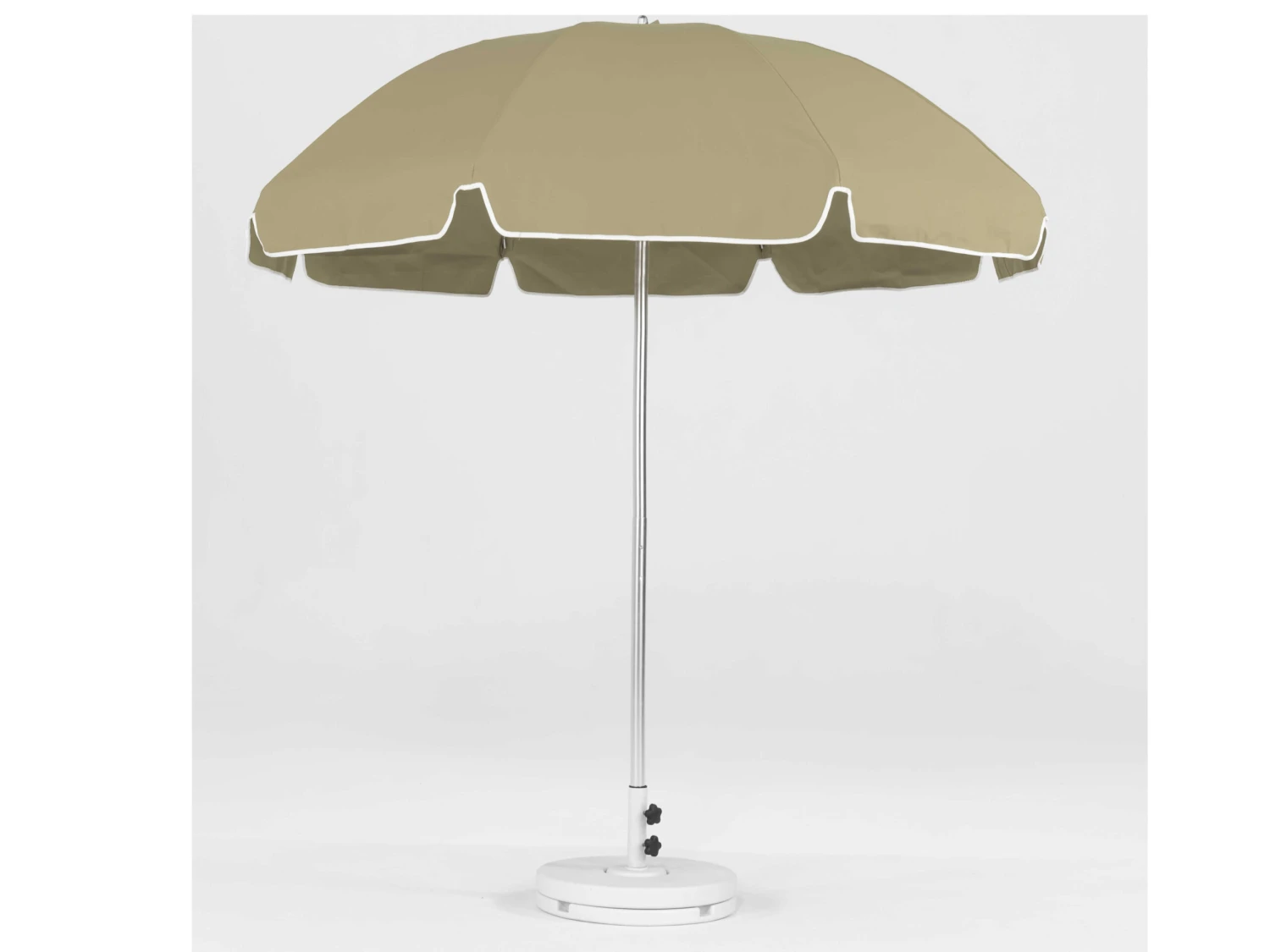 Frankford Quick Ship Laurel Steel Silver Anodized 7.5 Foot Wide Octagon Umbrella - Image 12