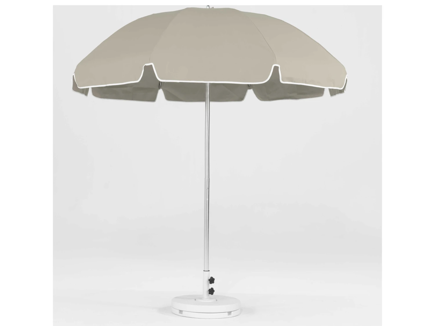 Frankford Quick Ship Laurel Steel Silver Anodized 7.5 Foot Wide Octagon Umbrella - Image 13