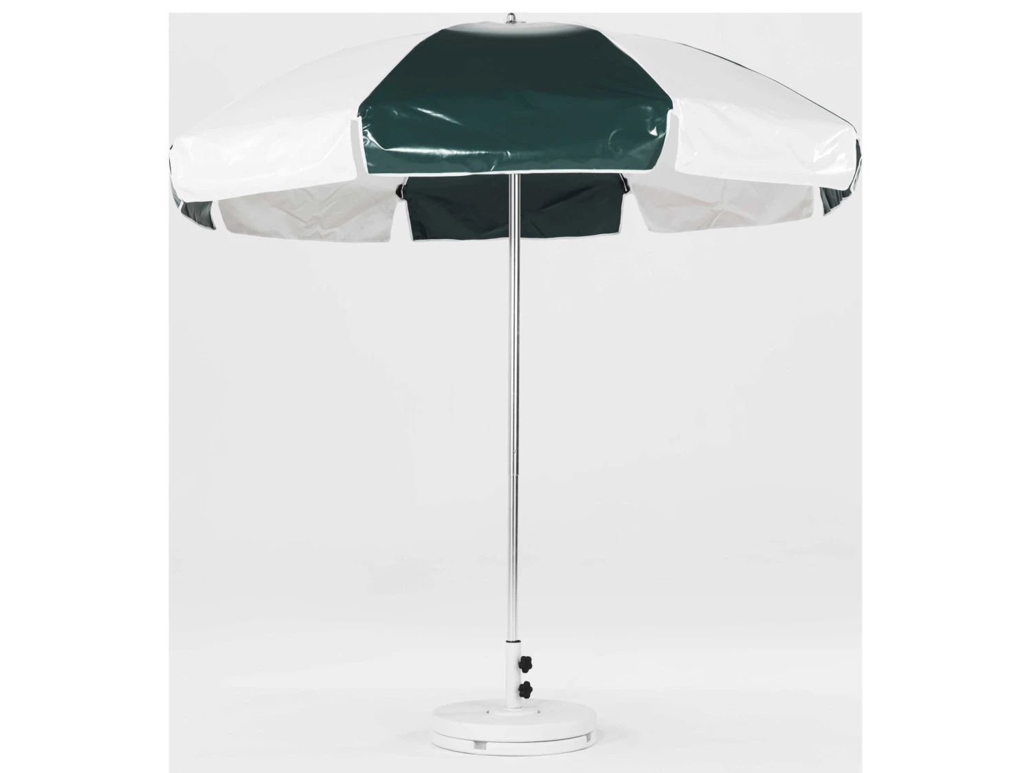 Frankford Quick Ship Laurel Steel Silver Anodized 7.5 Foot Wide Octagon Umbrella - Image 16