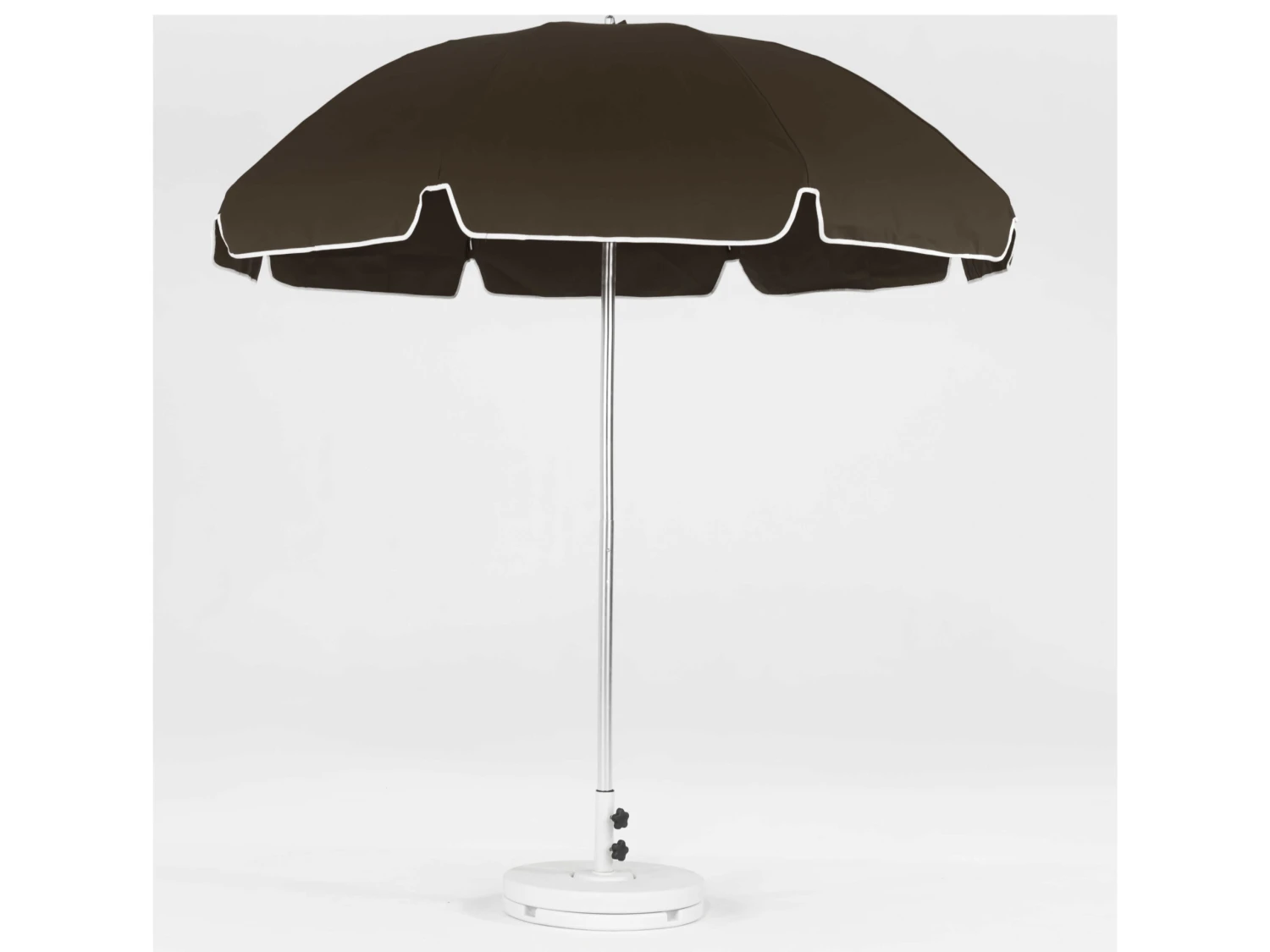 Frankford Quick Ship Laurel Steel Silver Anodized 7.5 Foot Wide Octagon Umbrella - Image 18