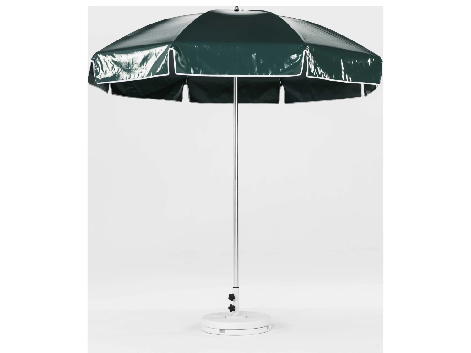 Frankford Quick Ship Laurel Steel Silver Anodized 7.5 Foot Wide Octagon Umbrella - Image 5
