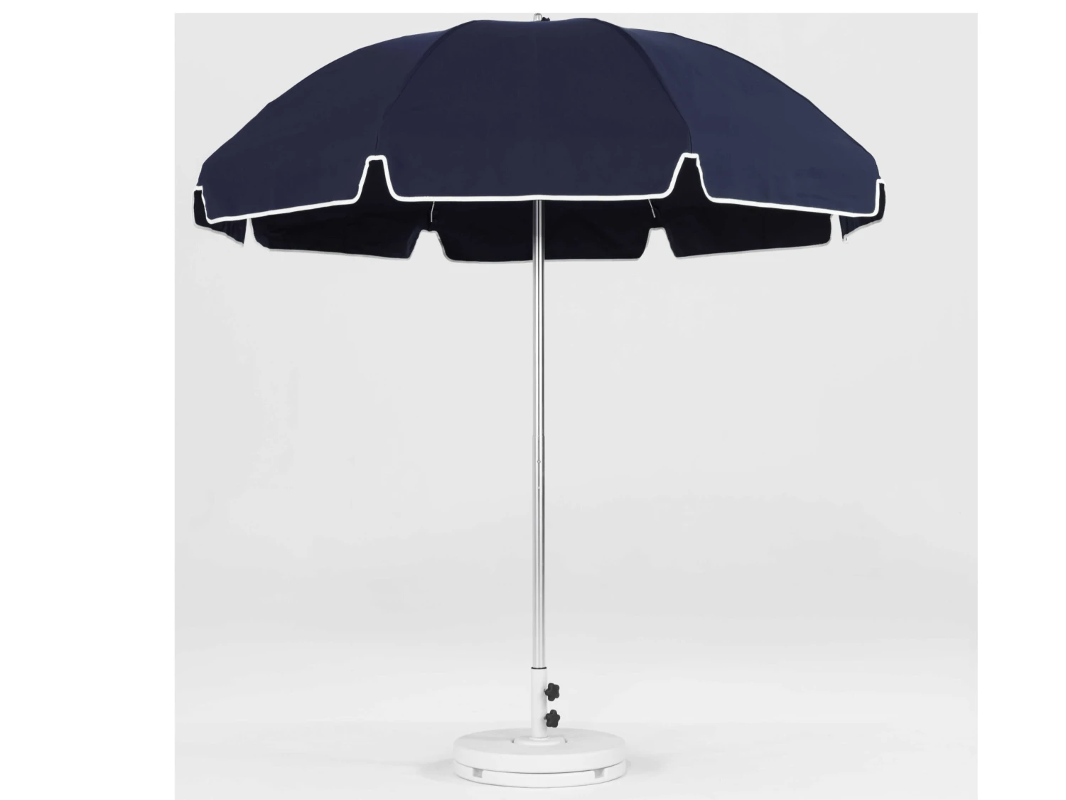 Frankford Quick Ship Laurel Steel Silver Anodized 7.5 Foot Wide Octagon Umbrella - Image 9