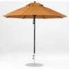 Frankford Monterey Custom Market Fiberglass 9 Foot Wide Octagon Pulley Lift Umbrella