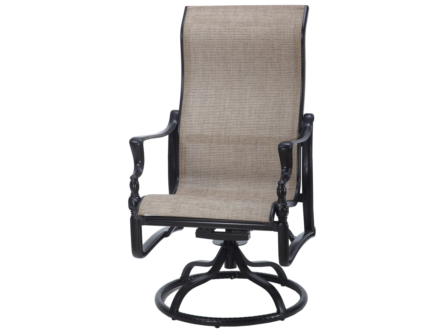 Gensun Bel Air Sling Cast Aluminum Dining Set - Image 3