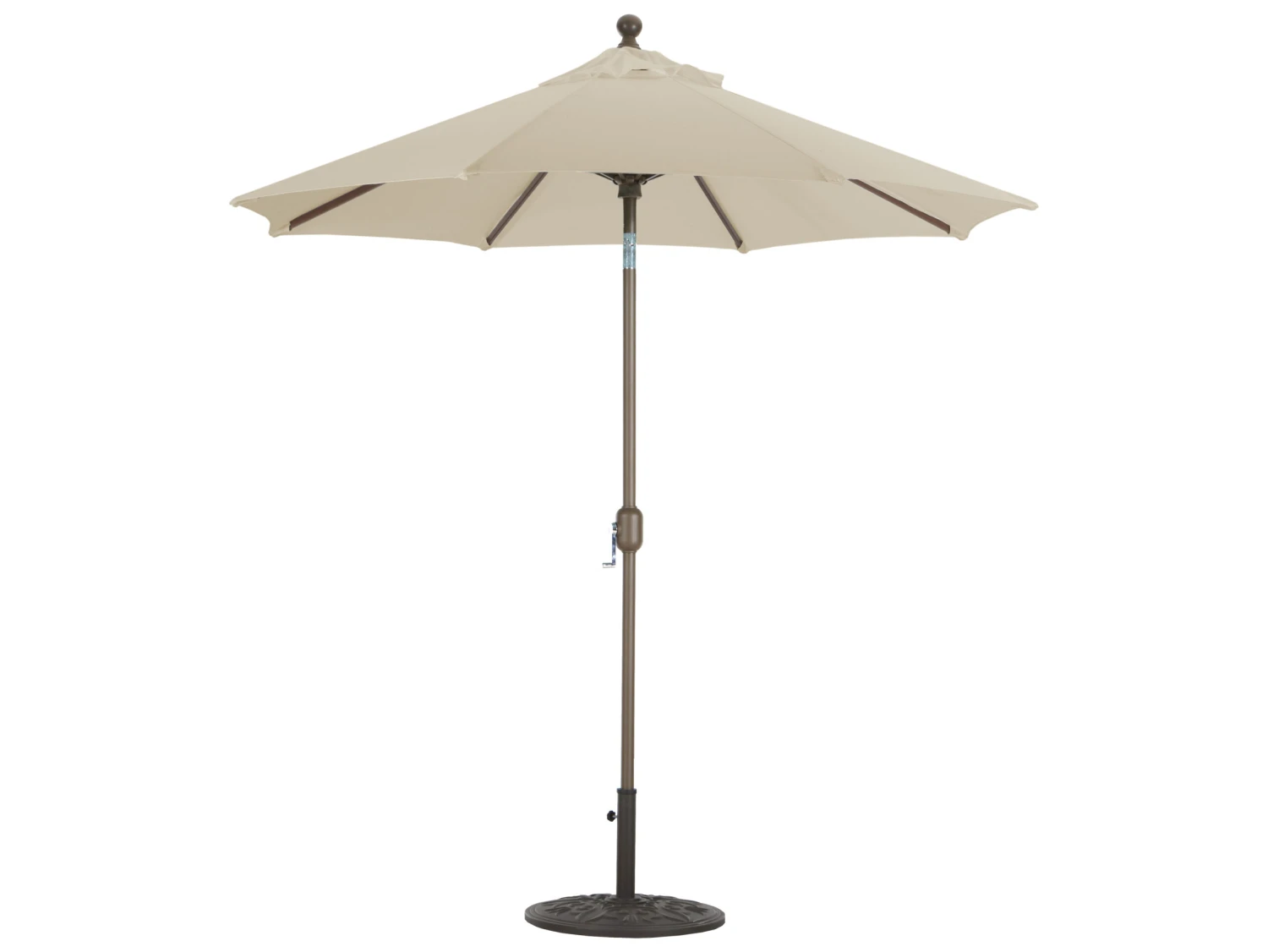 Galtech Quick Ship Aluminum 7.5 Foot Octagon Auto Tilt Crank Lift Umbrella - Image 14