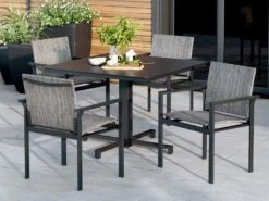 Homecrest Allure Sling Aluminum Dining Set