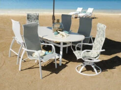 Homecrest Holly Hill Sling Aluminum Dining Set