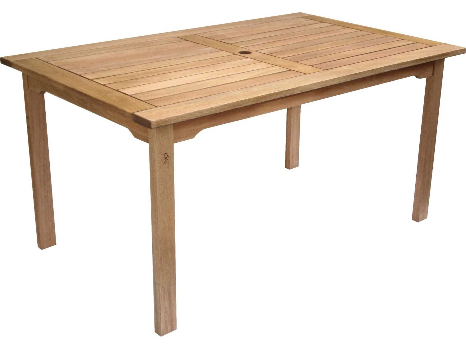 International Home Miami Amazonia Eucalyptus Rectangular Seven Piece Milano Dining Set - Image 3