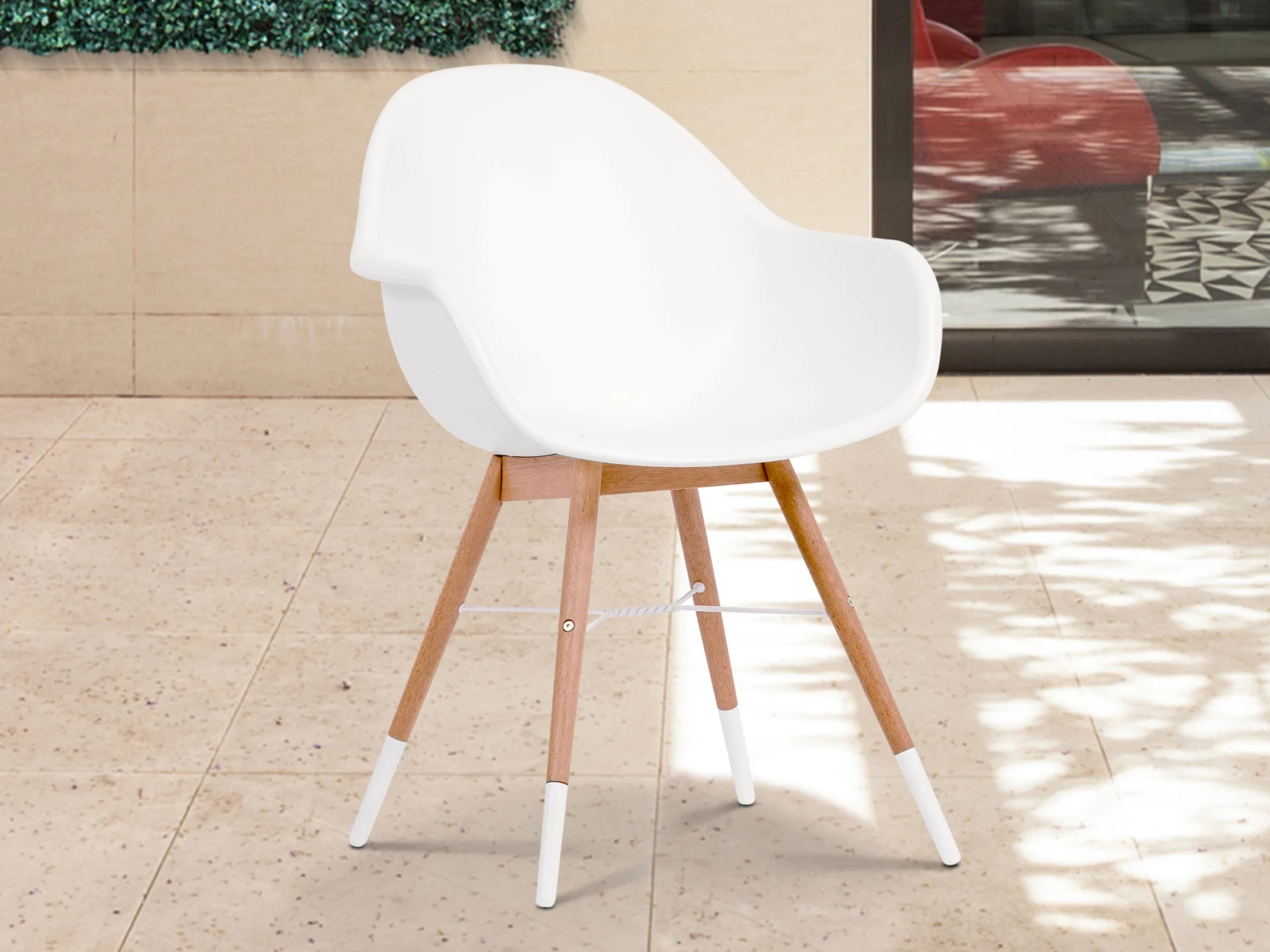 International Home Miami Amazonia Charlotte 9 Piece Teak Rectangular Dining Set - Image 3