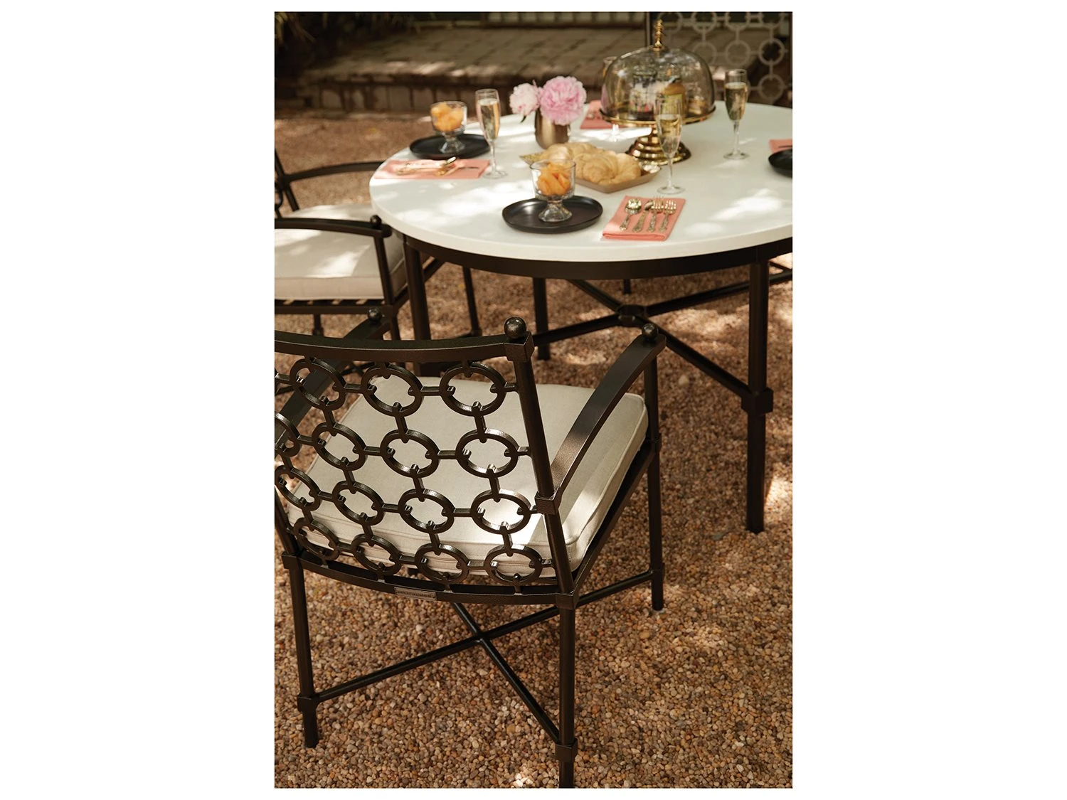 Lane Venture Langham Aluminum Dining Set - Image 3