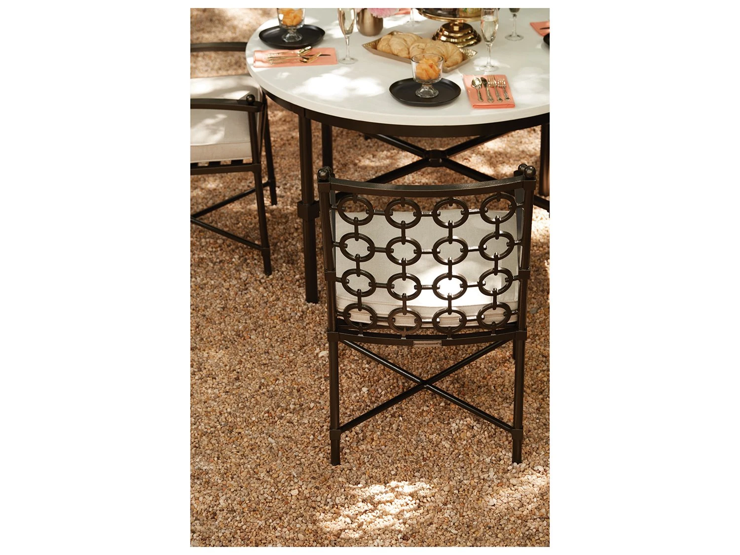 Lane Venture Langham Aluminum Dining Set - Image 6