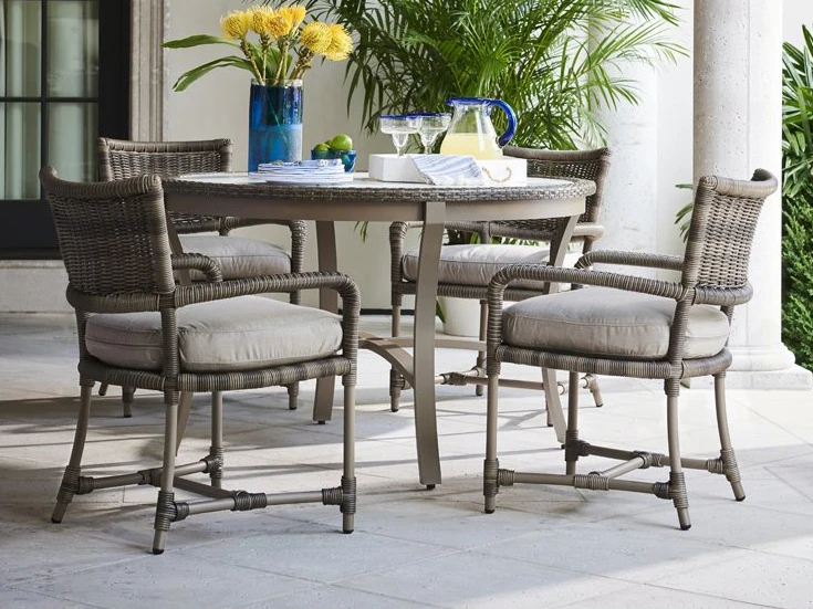 Lane Venture Oasis Wicker Dining Set