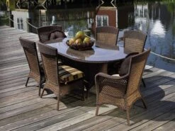Lloyd Flanders Grand Traverse Wicker Dining Set