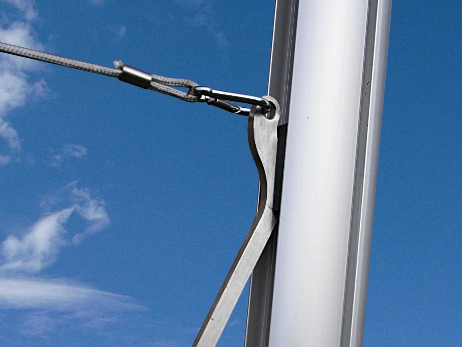 Luxury Umbrellas Ingenua 13 Foot Triangular Anodized Aluminum Shade Sail Patio Umbrella - Image 13