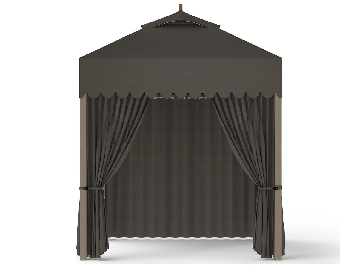 MamaGreen Sombrero 8''W X 8''D Aluminum Canopy Gazebo With Wind Vent