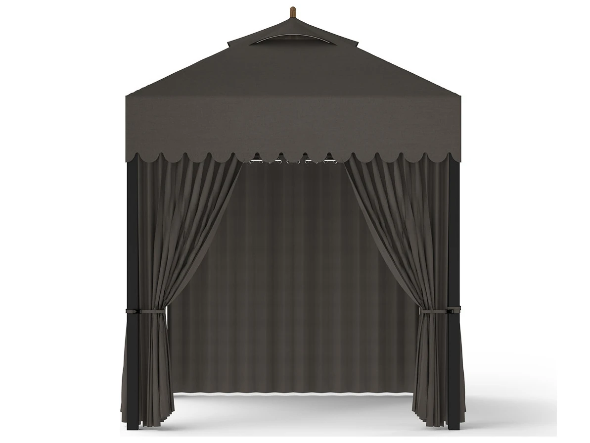 MamaGreen Sombrero 8''W X 8''D Aluminum Canopy Gazebo With Wind Vent - Image 2