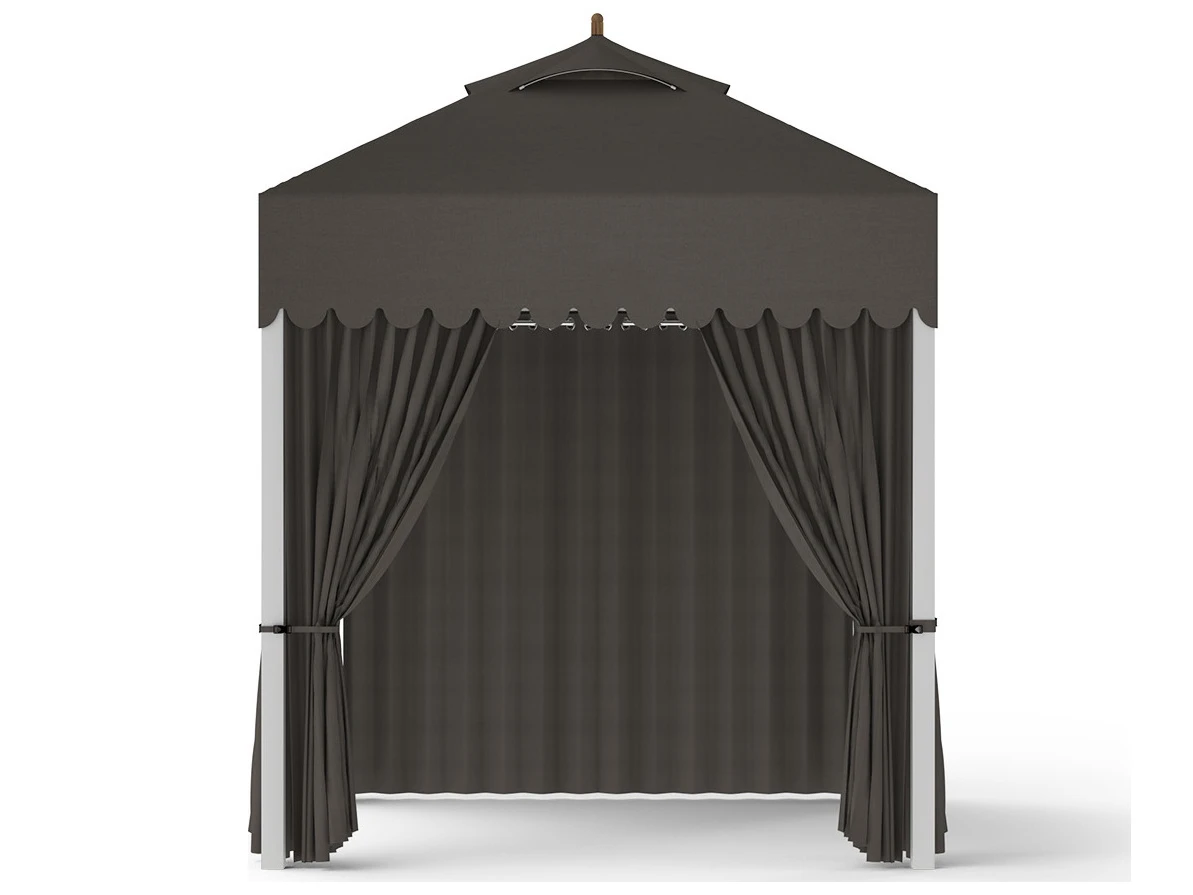 MamaGreen Sombrero 8''W X 8''D Aluminum Canopy Gazebo With Wind Vent - Image 3