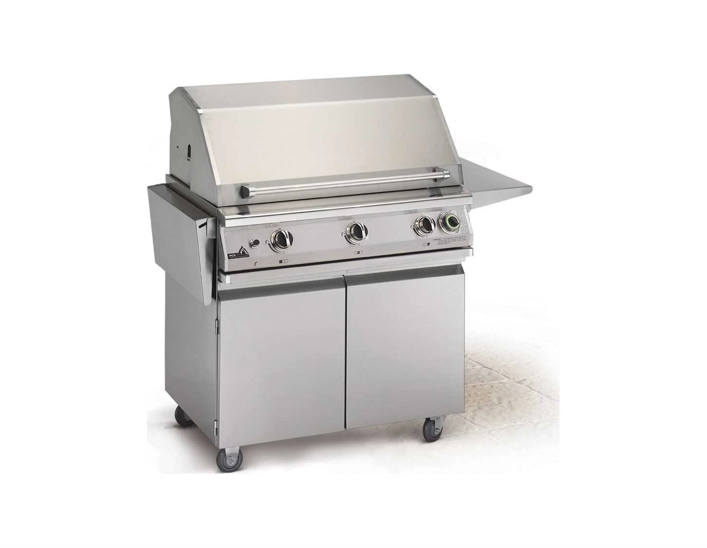 PGS Pacifica Commercial 39 Inch Built-In Propane Gas Grill With Timer - Image 2