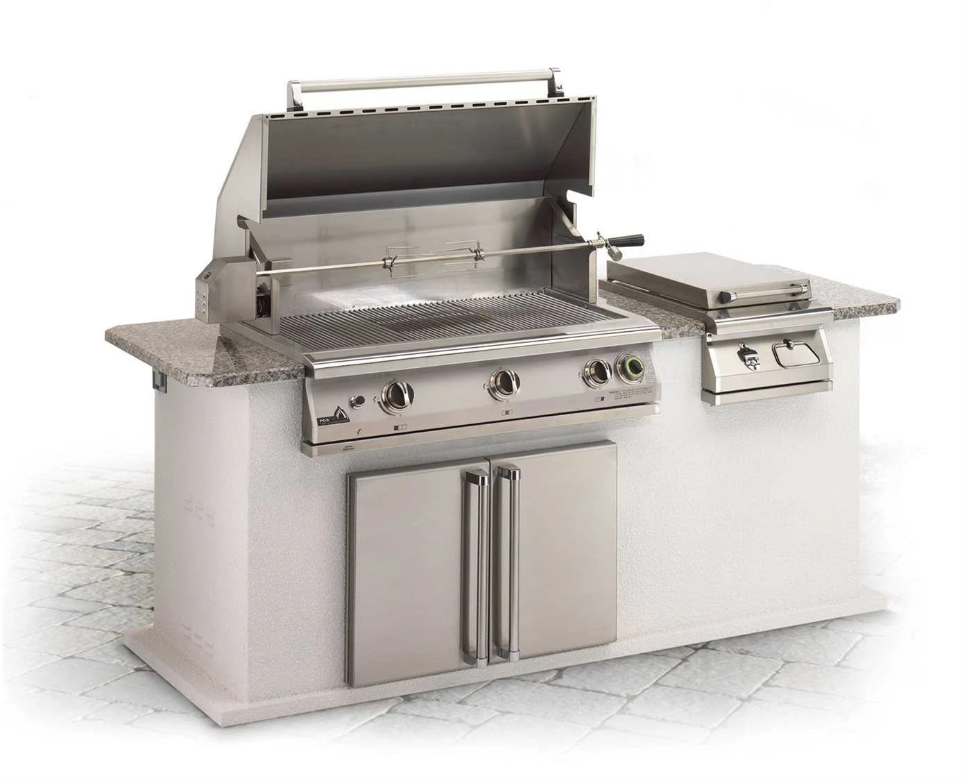 PGS Pacifica Commercial 39 Inch Built-In Propane Gas Grill With Timer - Image 3