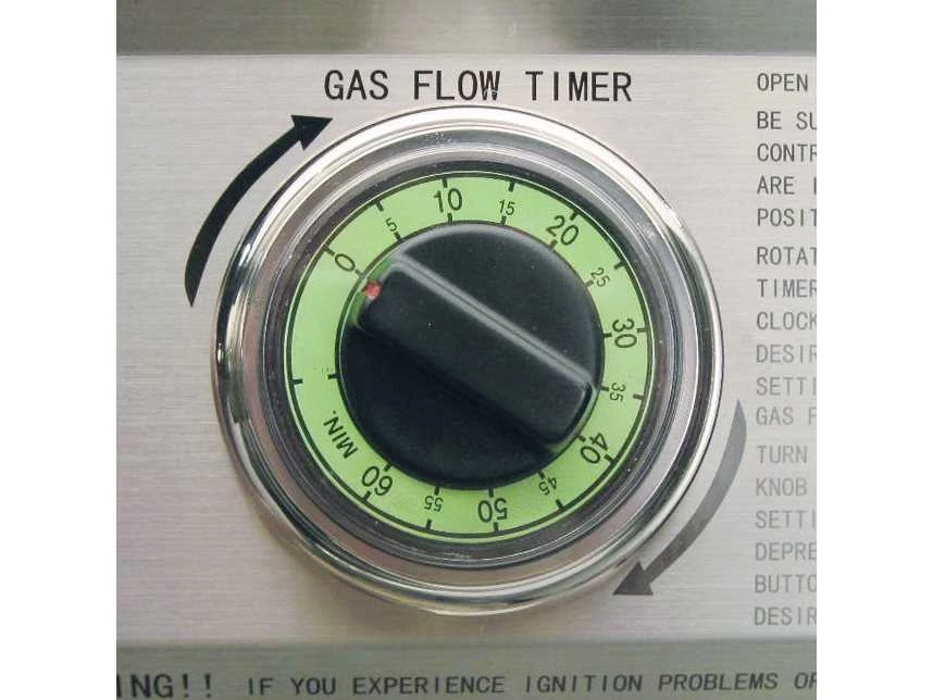 PGS Pacifica Commercial 39 Inch Built-In Propane Gas Grill With Timer - Image 4