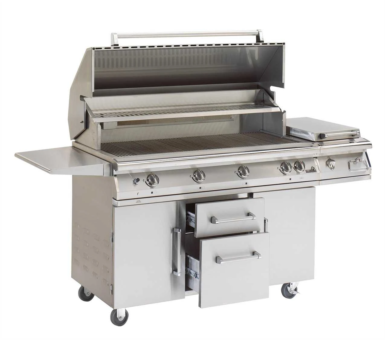 PGS Grills Legacy Big Sur Gourmet 51'' Propane BBQ Grill With Rear Burner And Rotisserie - Image 3