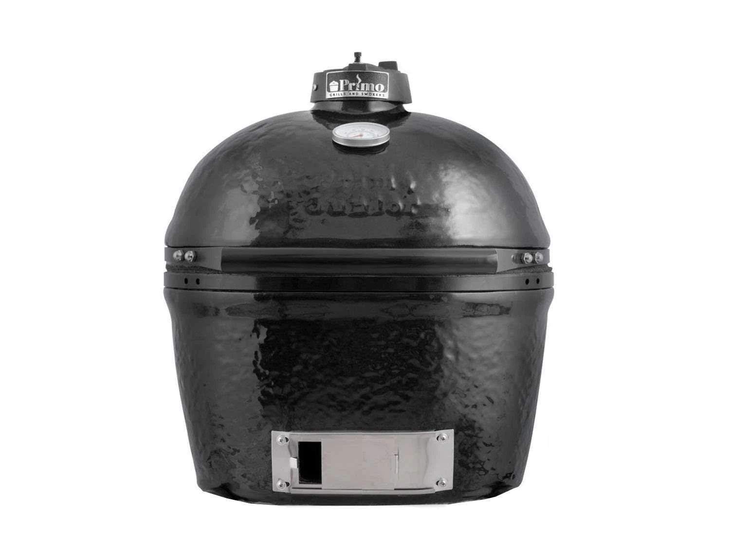 Primo Ceramic Oval Junior Charcoal Grill Smoker With Stainless Steel Grates - Image 6