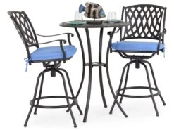 Watermark Living Oxford Cast Aluminum Bar Set