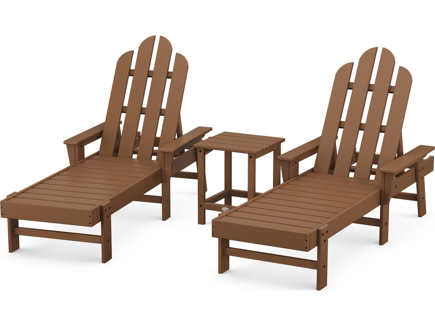 POLYWOODĀ® Long Island Recycled Plastic Chaise 3-Piece Set - Image 11
